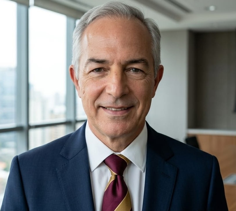 Retrato de Bernardo Gerardes, corretor, avaliador e perito judicial imobiliário